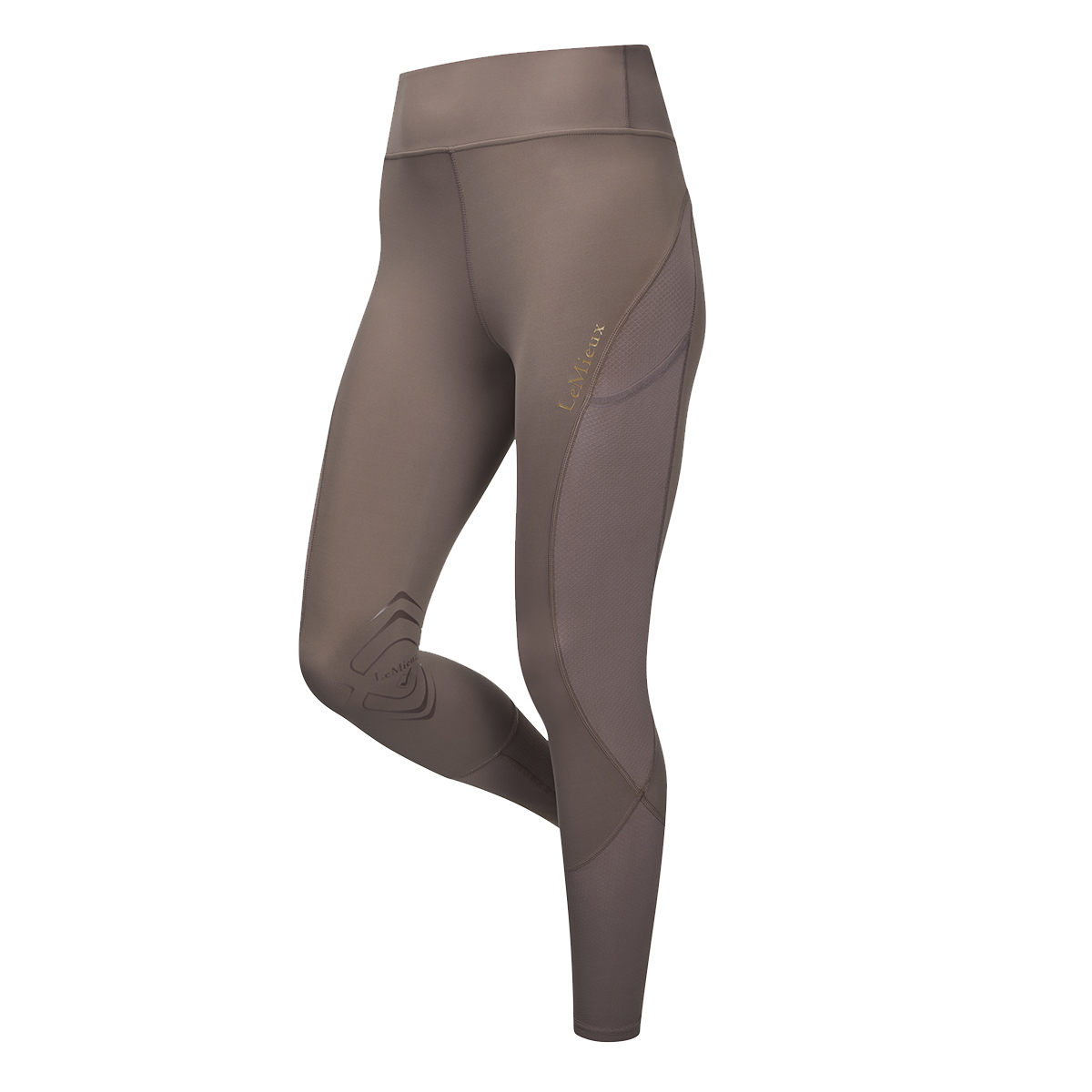 Rijlegging Lemieux Lydia Mesh Knie Grip Bruin, 36 in bruin
