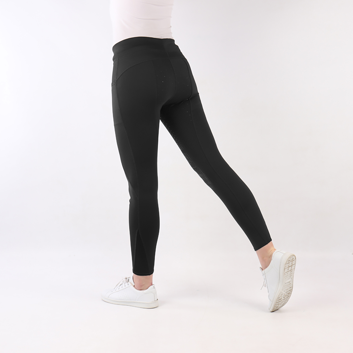 Rijlegging Montar Linnea Full Grip Kids Zwart, 176 in zwart