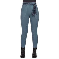 Rijlegging QHP Micah Full Grip Darkturquoise