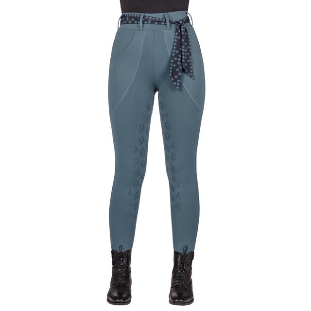Rijlegging QHP Micah Full Grip Darkturquoise