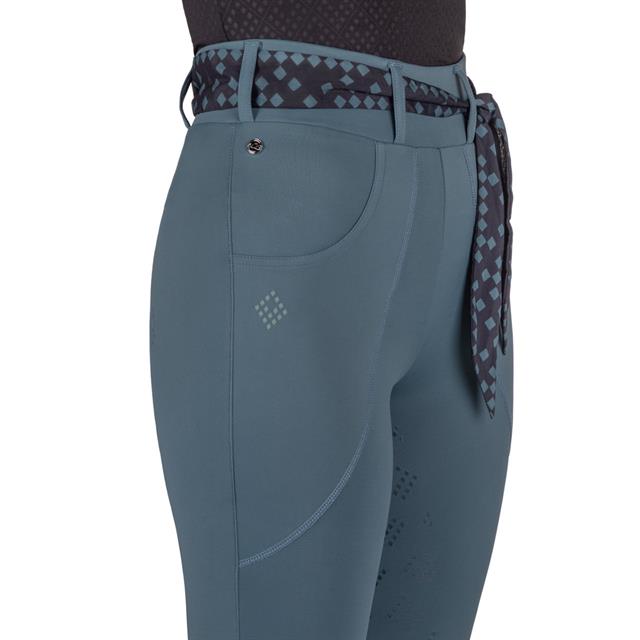 Rijlegging QHP Micah Full Grip Darkturquoise
