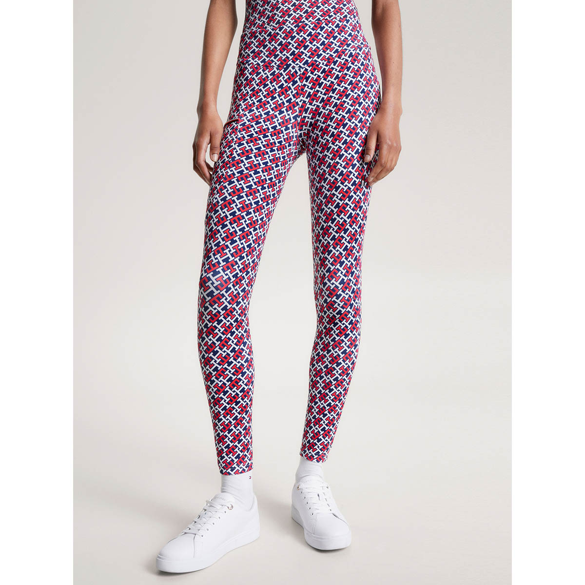 Rijlegging Tommy Hilfiger Elmira Monogram Full Grip Multicolor, XS