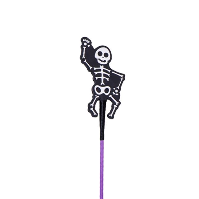 Rijzweep QHP Halloween Skeleton Paars