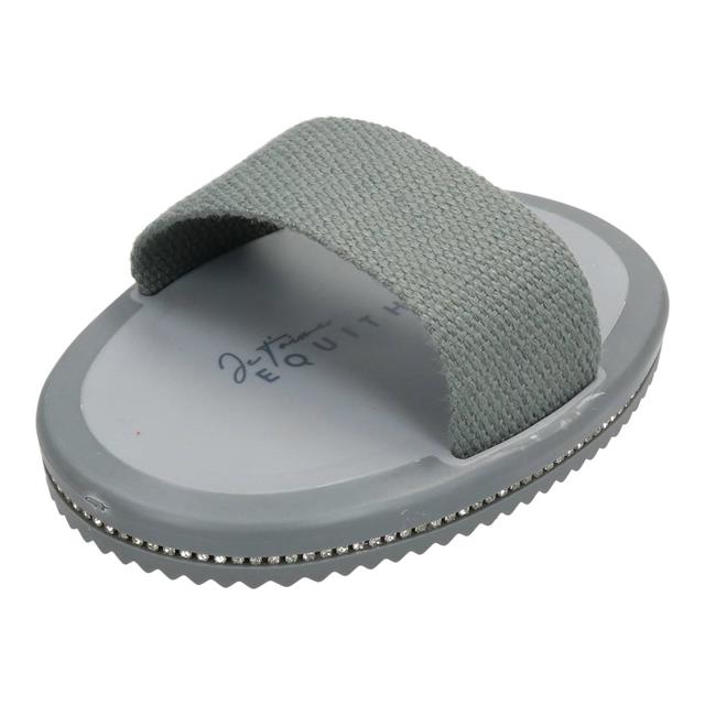 Rosborstel Equithème Je t'aime Strass Grijs