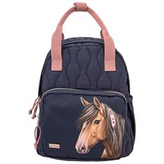 Rugzak Miss Melody Night Horses Donkerblauw