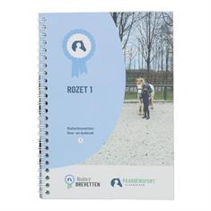 Ruiterbrevetten Boek Rozet 1 