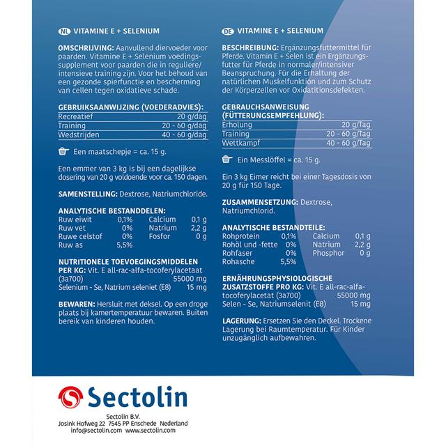 Sectolin Vitamine E + Selenium 