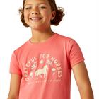 Shirt Ariat Grateful Tee Kids Roze