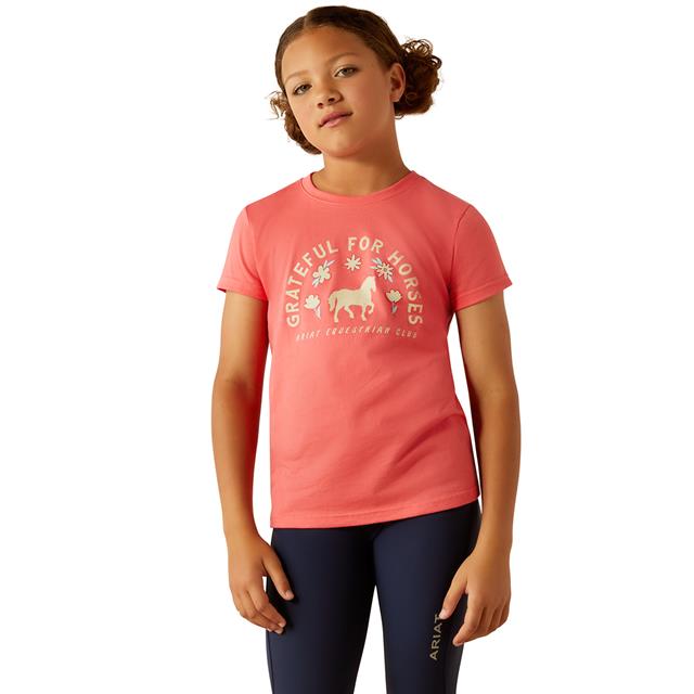 Shirt Ariat Grateful Tee Kids Roze
