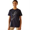 Shirt Ariat Hay Girl Tee Kids Donkerblauw