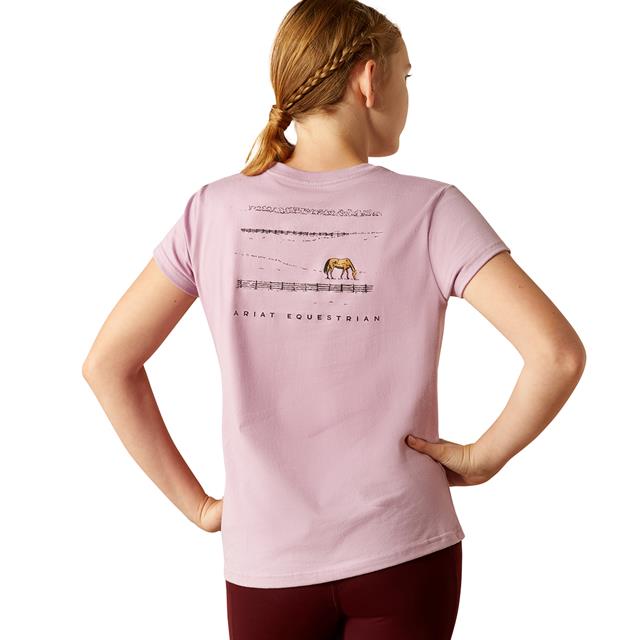 Shirt Ariat Meadow Pony Tee Kids Lichtpaars