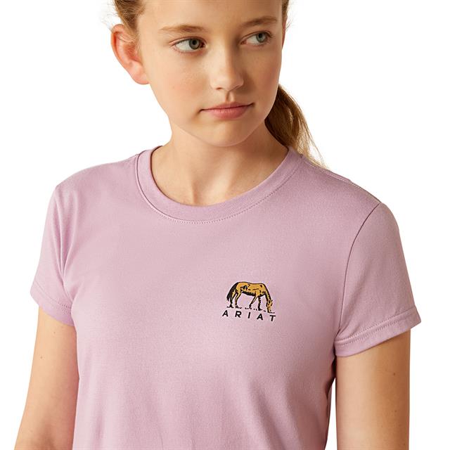 Shirt Ariat Meadow Pony Tee Kids Lichtpaars
