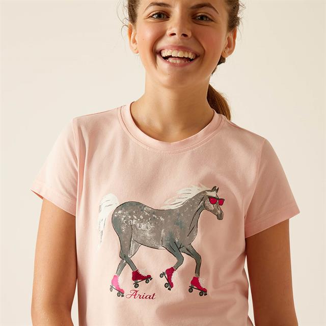 Shirt Ariat Roller Pony Tee Kids Roze