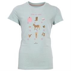 Shirt Ariat Time To Show Tee Kids Lichtblauw