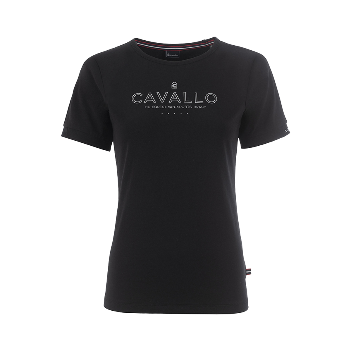 Shirt Cavallo Cavalcotton Zwart, 36 in zwart