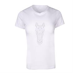 Shirt Epplejeck EJGlitter Horse Wit-zilver