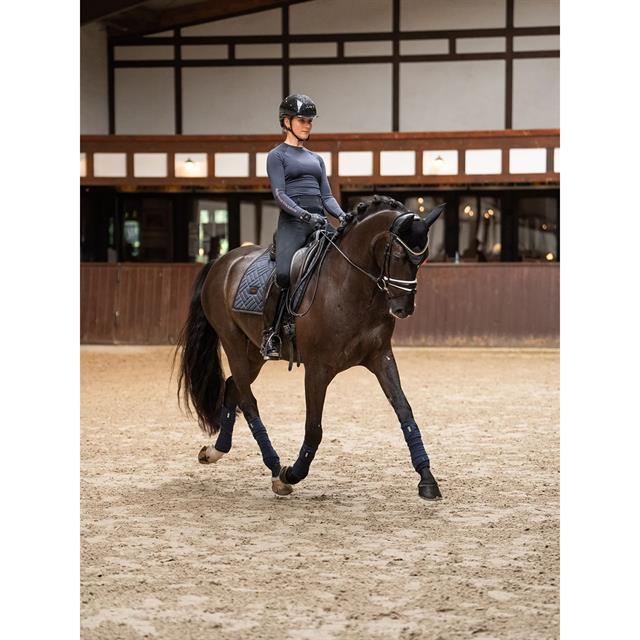 Shirt Equestrian Stockholm Dynamic Base Layer Dark Ocean Donkerblauw-donkergrijs