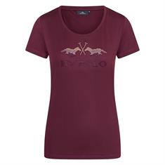 Shirt HV POLO Favouritas Limited Tech Donkerrood