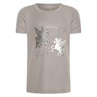 Shirt Imperial Riding IRHStar Sky Kids Bruin-grijs