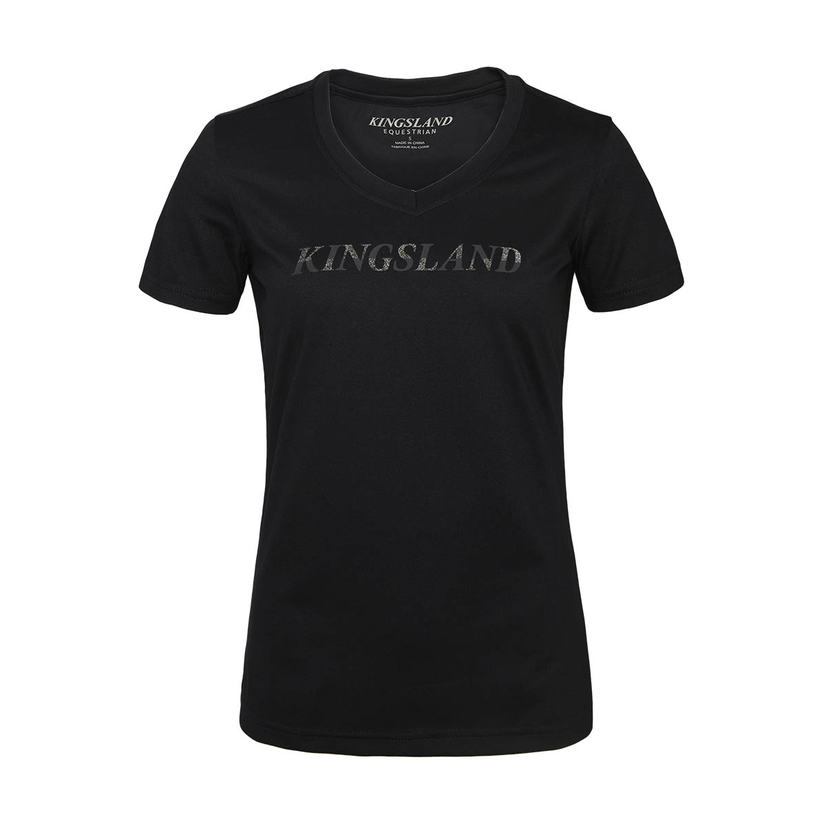 Kingsland - KLBianca Shirt - V-neck - Navy - Maat XL