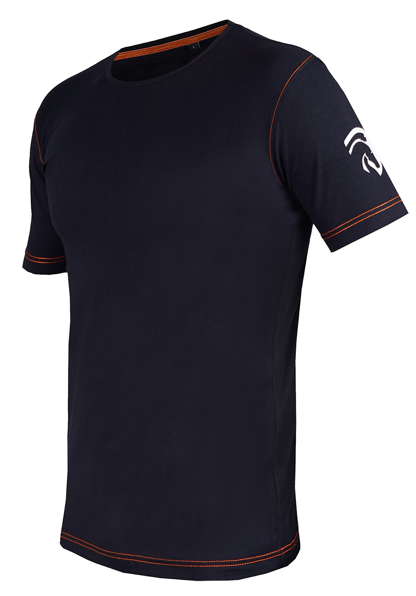 Donkerblauw shirt 2025 heren