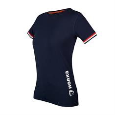 Shirt KNHS Kids Donkerblauw-oranje