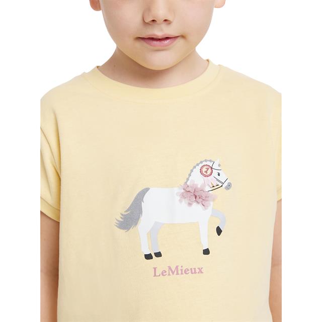 Shirt LeMieux Mini Alex Tee Kids Lichtgeel