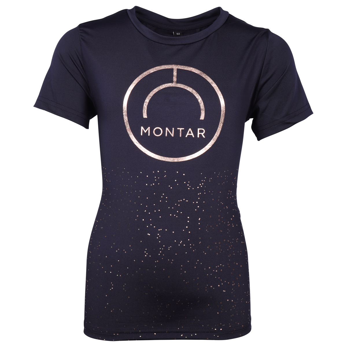Shirt Montar Monille Rosegold Kids Donkerblauw, 140 in donkerblauw