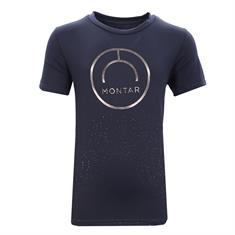 Shirt Montar MOSille Gun Metal Kids Middenblauw
