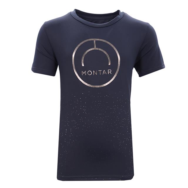 Shirt Montar MOSille Gun Metal Kids Middenblauw