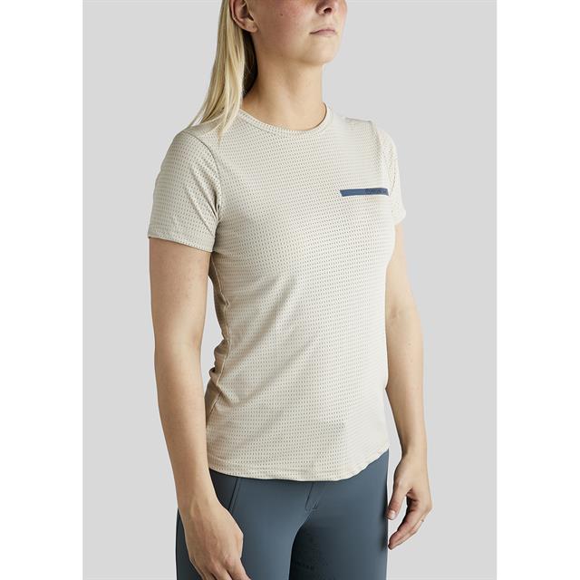 Shirt Montar MOStella Mesh Contrast Stated Beige