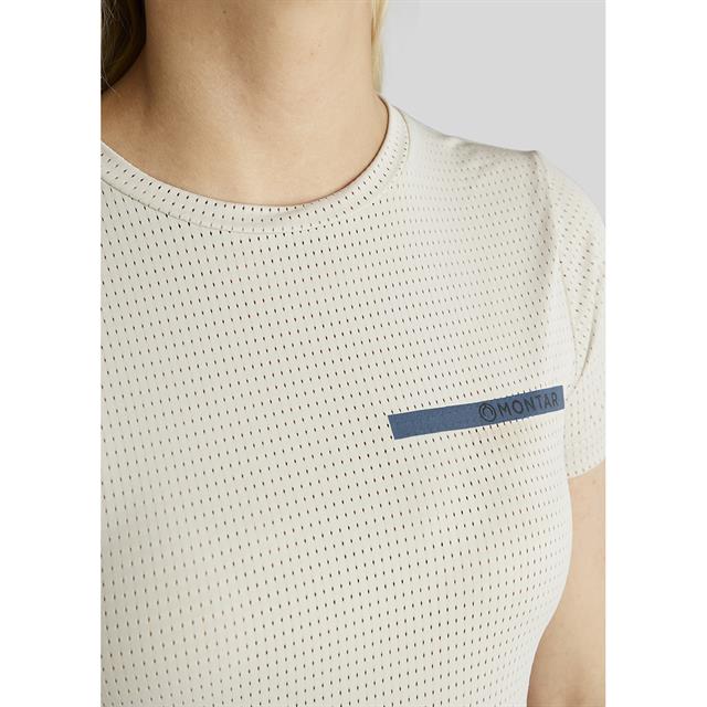 Shirt Montar MOStella Mesh Contrast Stated Beige