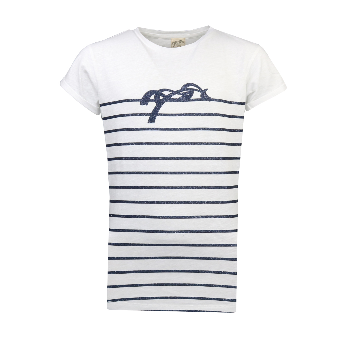 Shirt Pénélope Harlem Kids Wit-grijs, 8 JAAR in wit/grijs