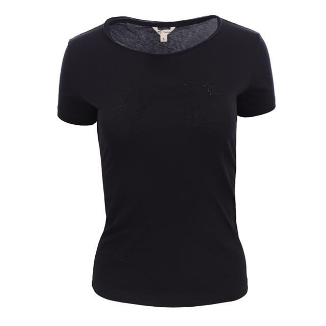 Shirt Pénélope Iconic Strass Zwart