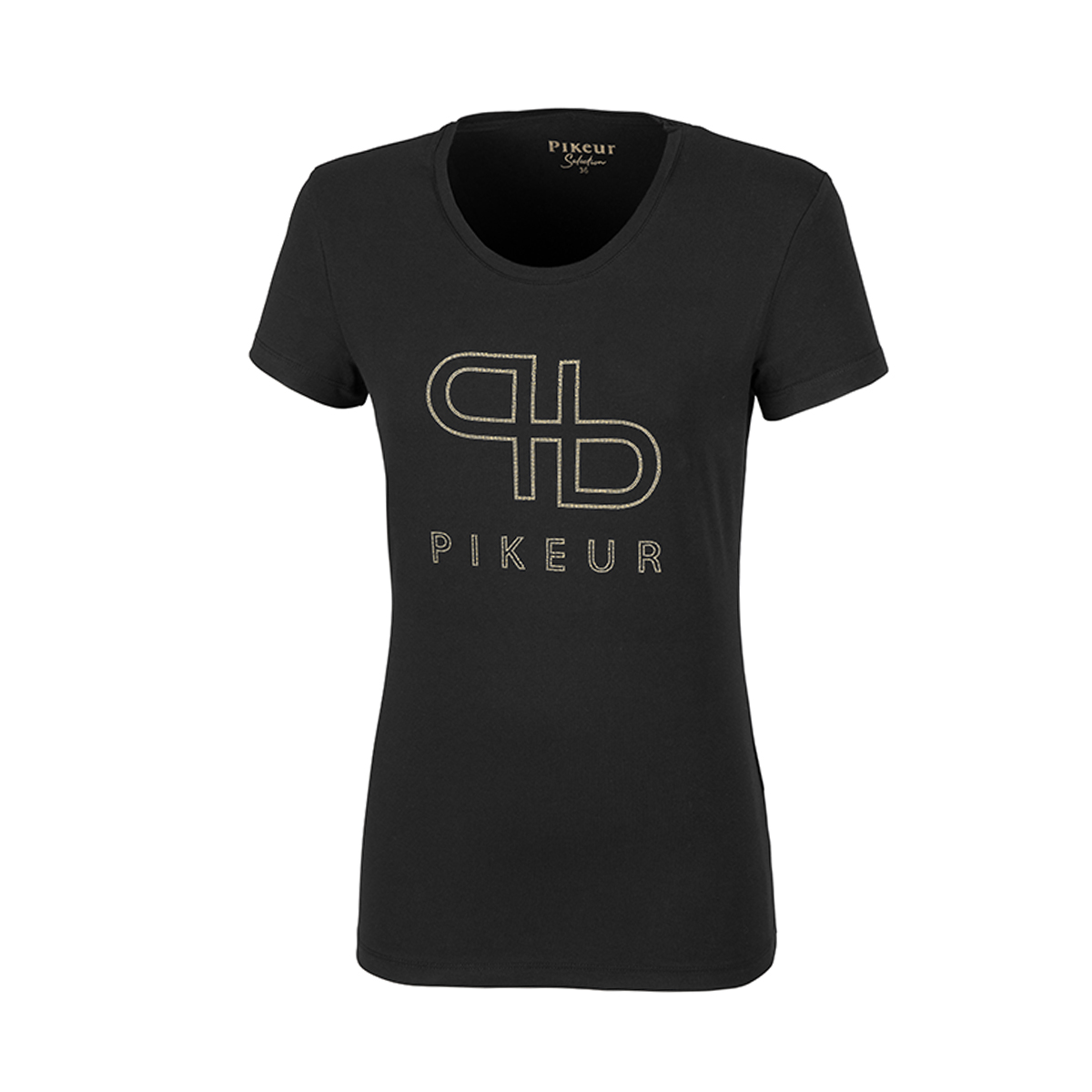 Shirt Pikeur Valea Zwart, L in zwart