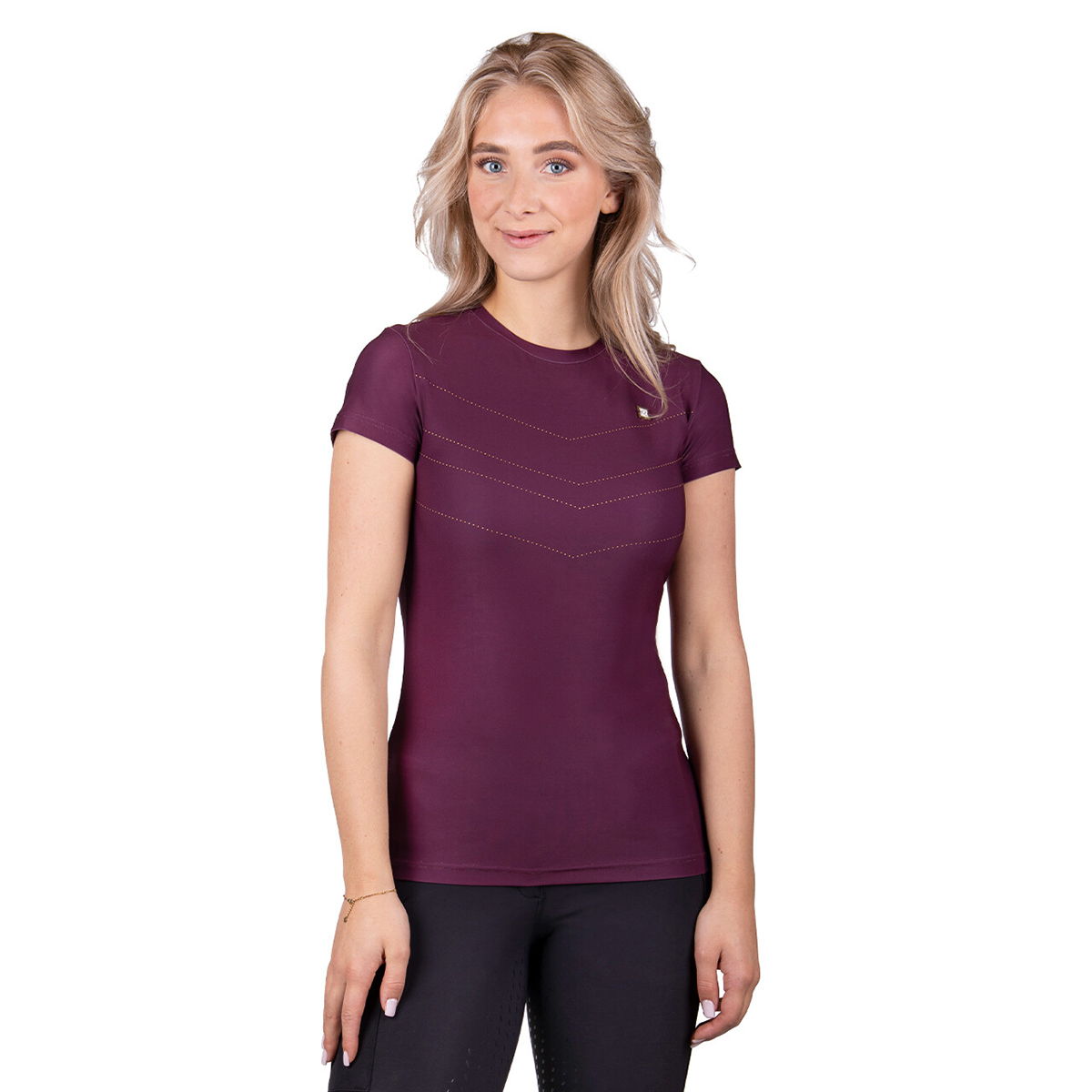 Shirt Qhp Menton Paars, 38 in paars