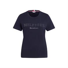 Shirt Tommy Hilfiger Belmont Rhinestone Donkerblauw