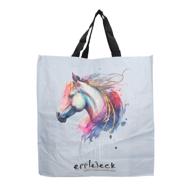 Shopper Epplejeck EJHorse Head Lichtgrijs
