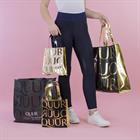 Shopper QUUR All Over Zwart-goud