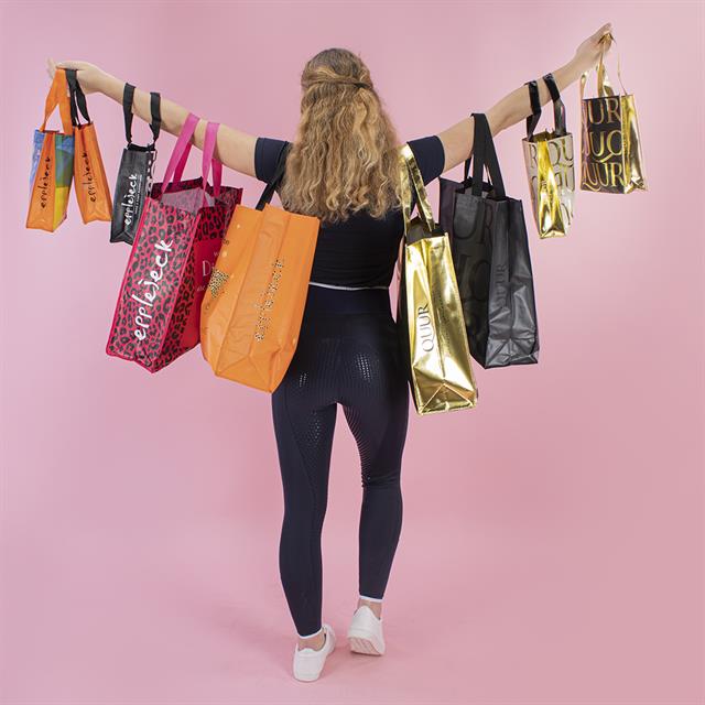 Shopper QUUR All Over Zwart-goud