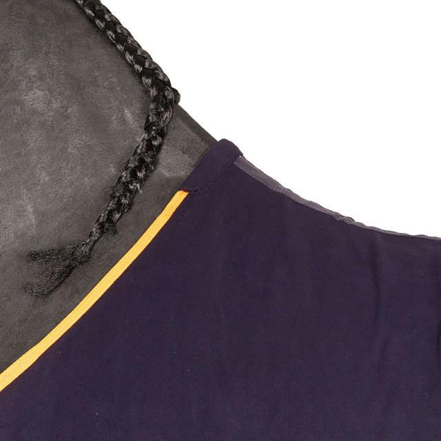 Showdeken KNHS Fleece Met Borstflap Donkerblauw
