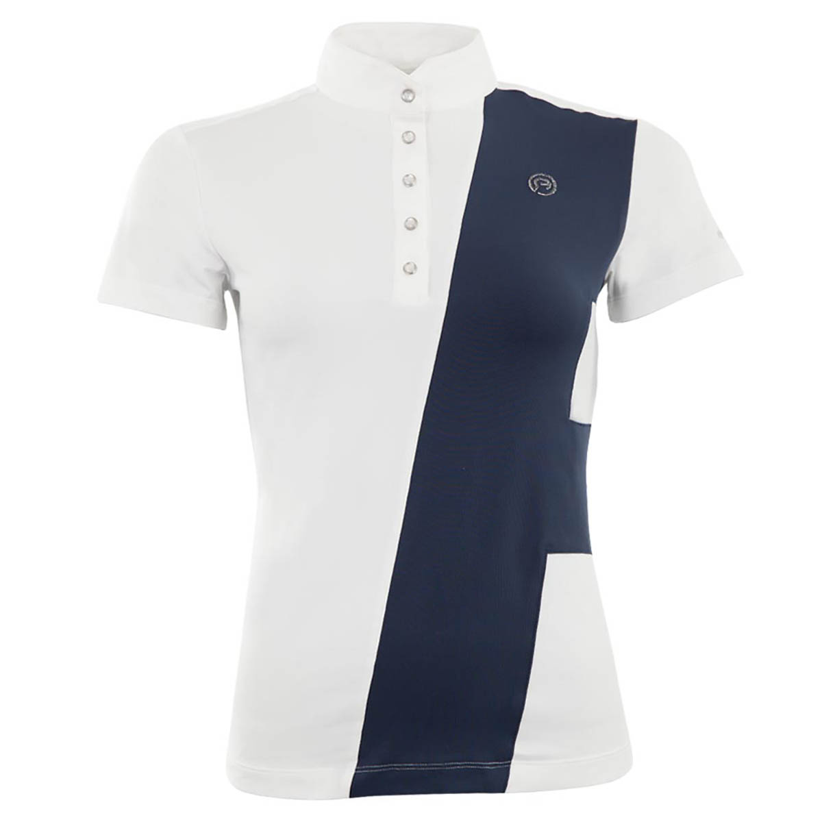 Showshirt Anky Grand Allure Wit-donkerblauw, S in wit/donkerblauw