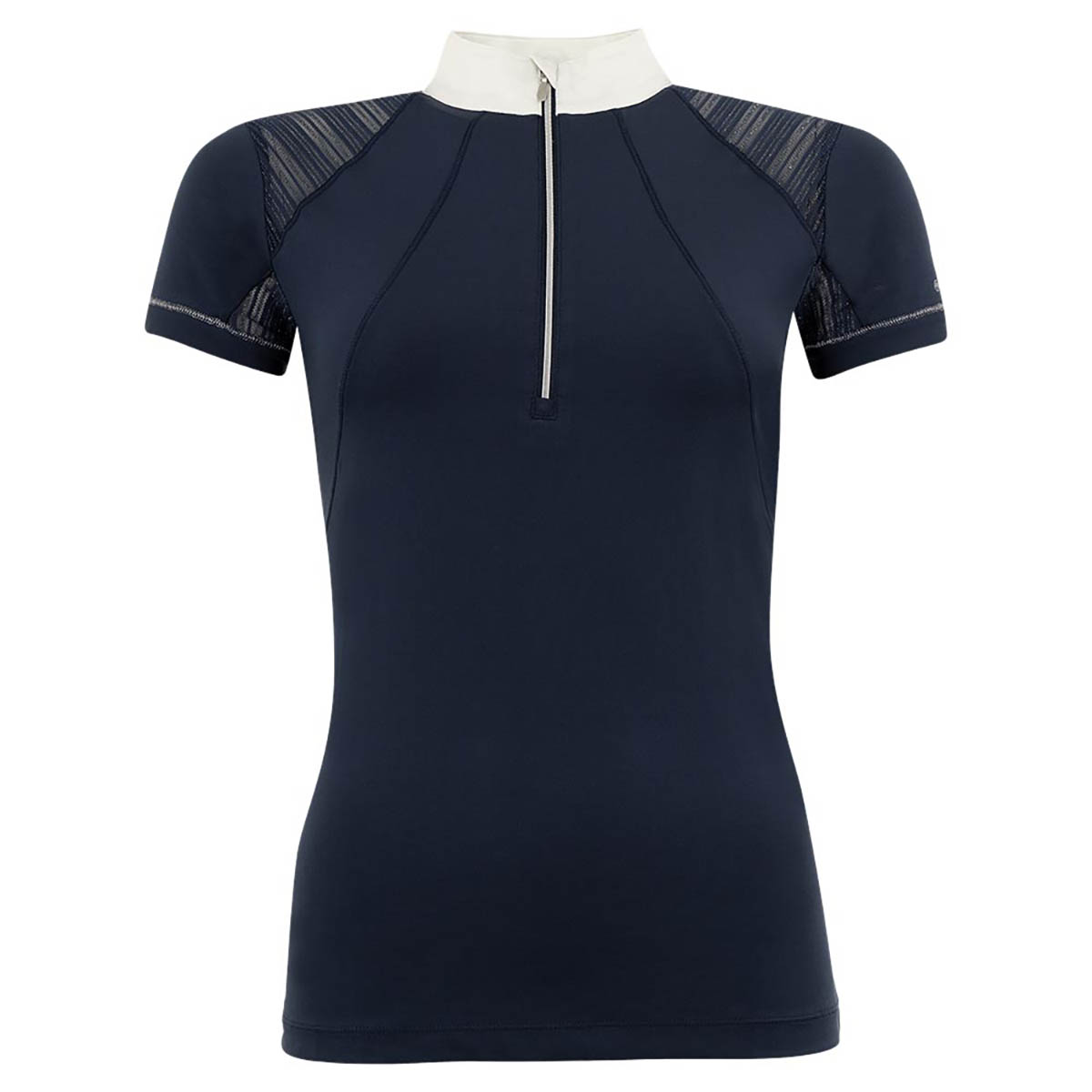 Showshirt Anky Mesh Donkerblauw, L in donkerblauw
