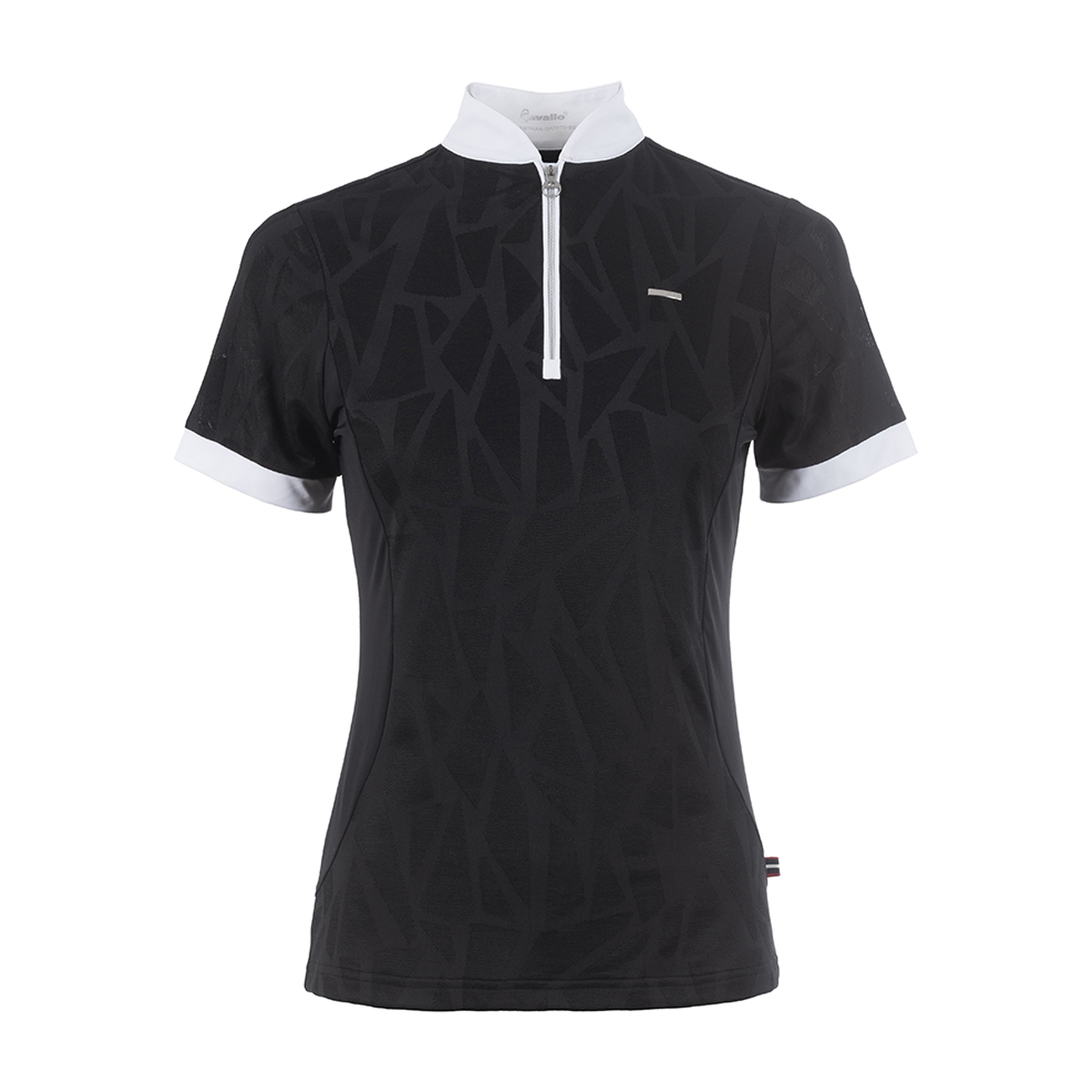 Showshirt Cavallo Caavaljaquard Zwart, 36 in zwart