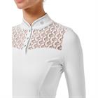 Showshirt Equestrian Stockholm Crystal Wit