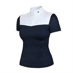 Showshirt Equestrian Stockholm Refined Competition Donkerblauw-wit