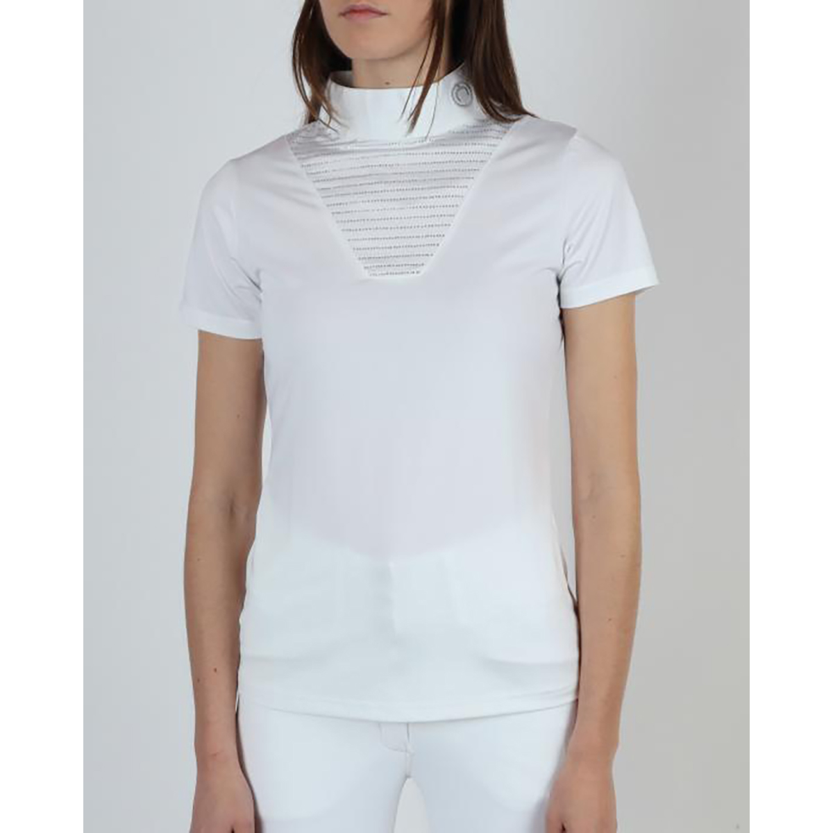 Showshirt Montar Clare Kids Wit, 164 in wit