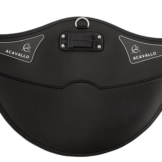 Singel ACavallo CAVALComfort Gel Met Buikflap Zwart