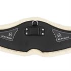 Singel Acavallo Comfort Gel Eco-wol Zwart
