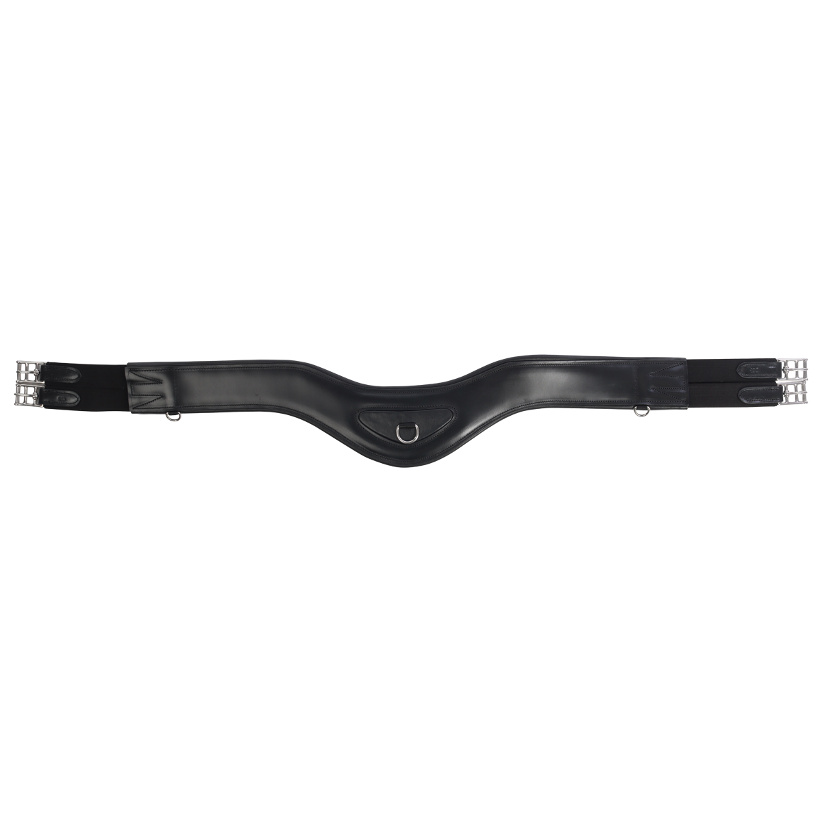 Singel Horsegear Hgluxe Leather Zwart, 110 CM in zwart